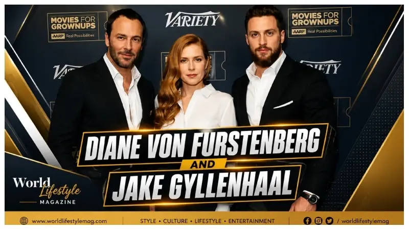 Diane von Furstenberg and Jake Gyllenhaal